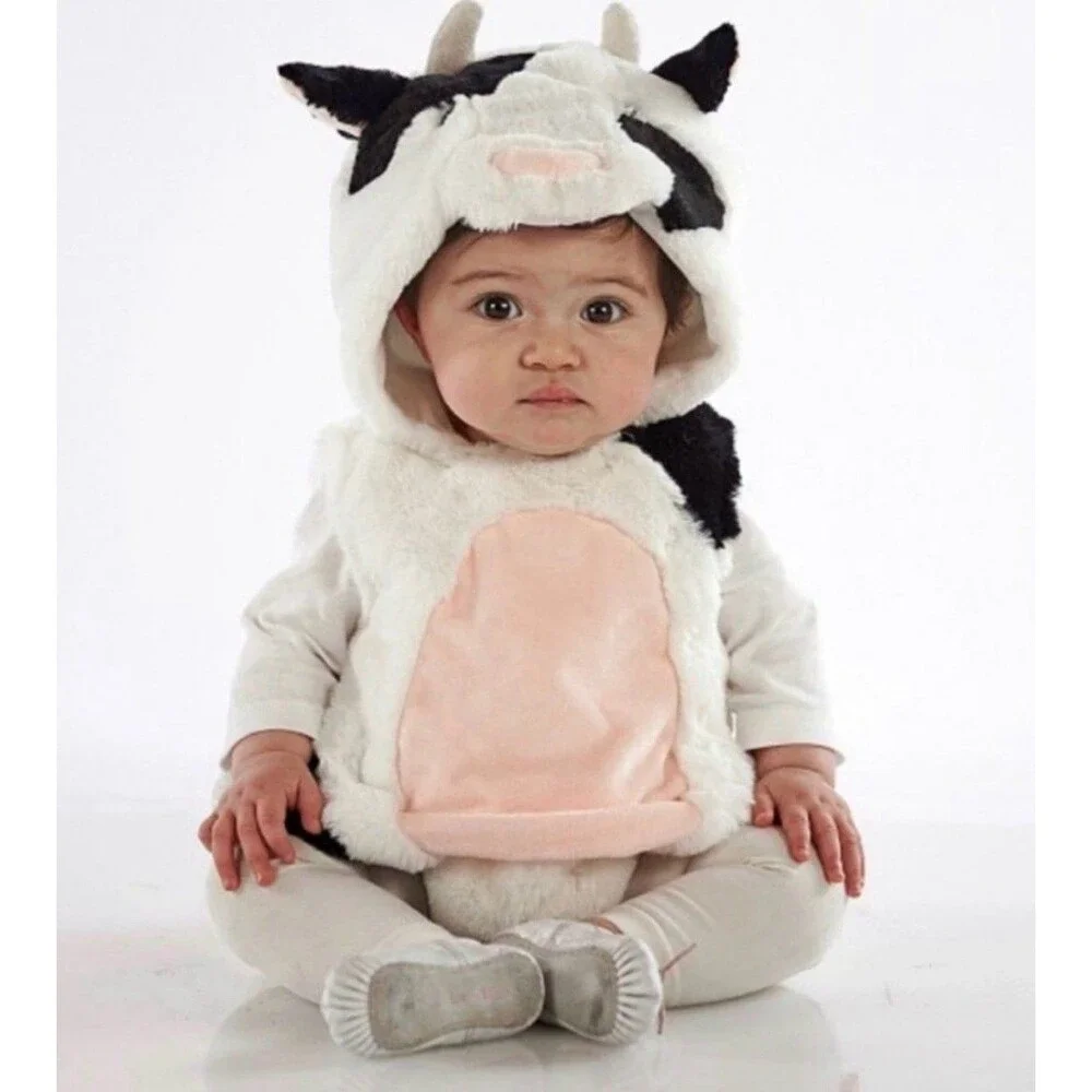 Pottery Barn Kids PBK Cow Toddler Halloween Costume, Size 12-24 months - Picture 2 of 6